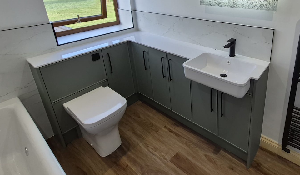 Fitted bathroom furniture